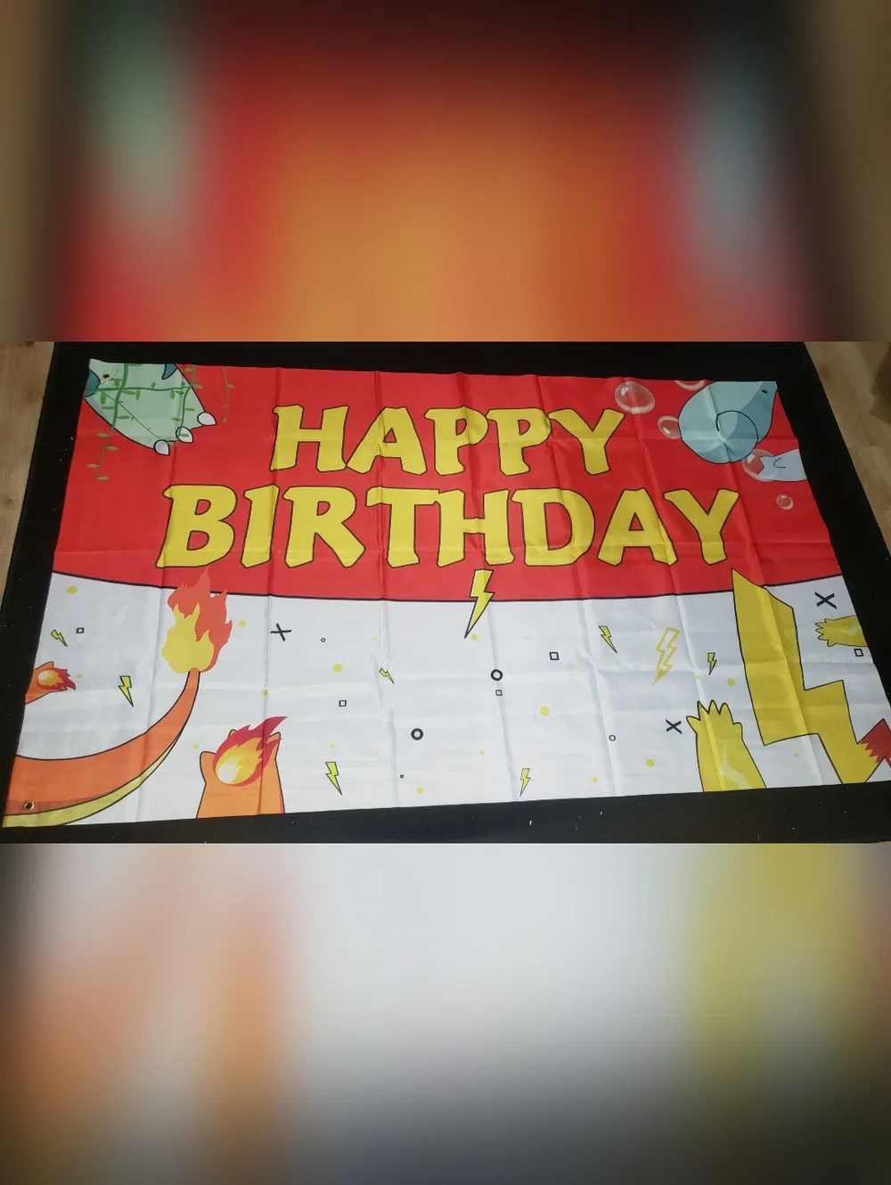 Pokemon Happy Birthday Tapestry NWT